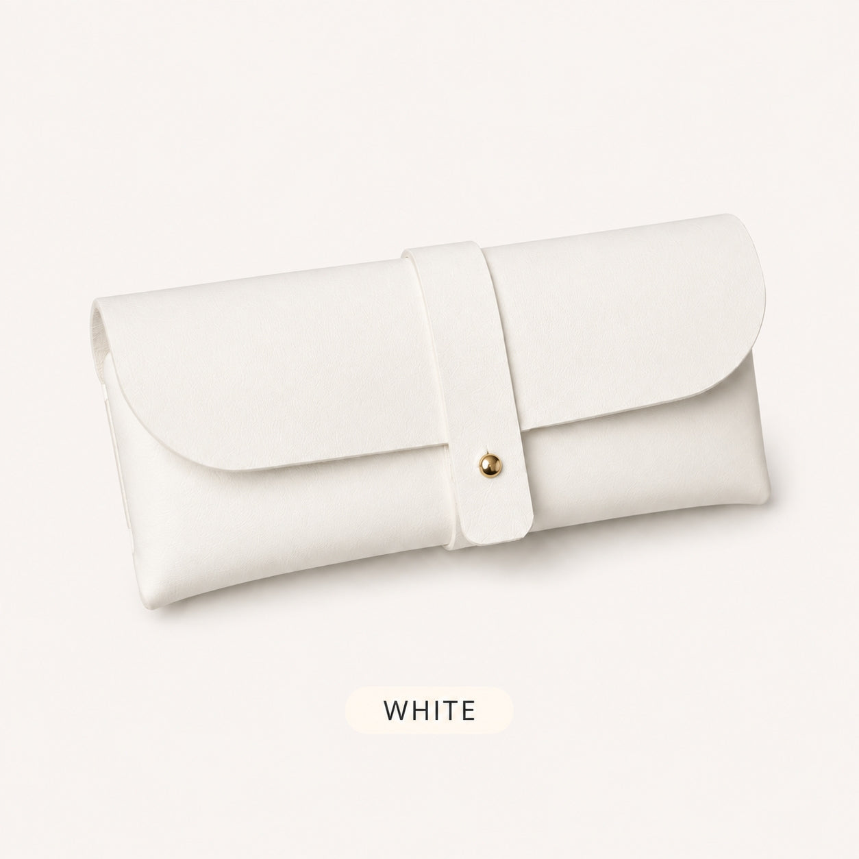 Slim Protective Eyeglass Storage Pouch – Lightweight Leather-Look Glasses Case for Reading Glasses, Sunglasses & Travel