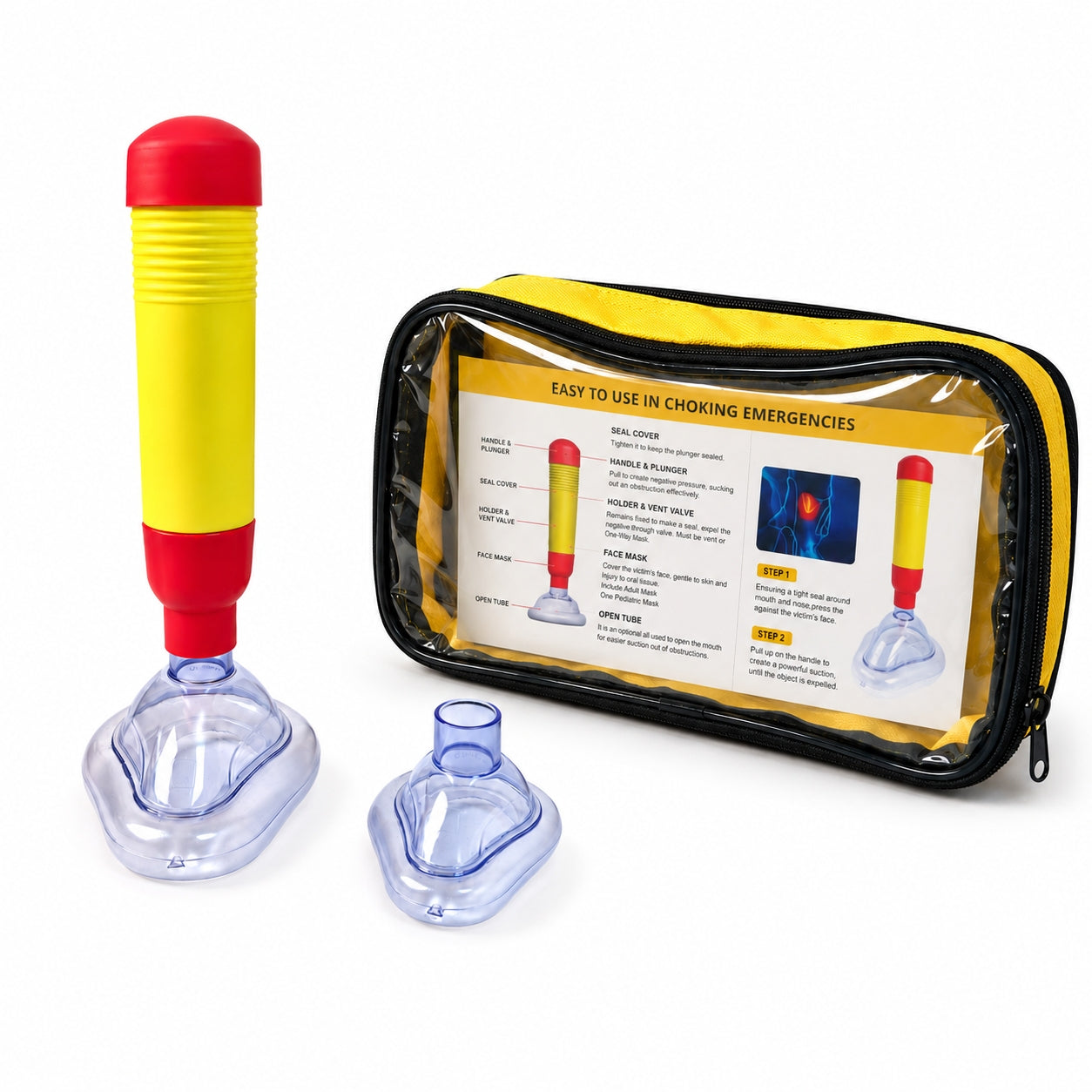 🚨 Emergency Choking Relief Backup Kit – Portable Safety Aid for Home & Travel