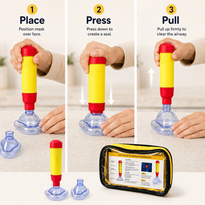 🚨 Emergency Choking Relief Backup Kit – Portable Safety Aid for Home & Travel