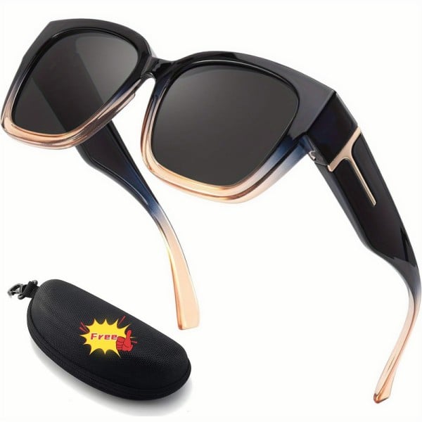 🕶️ Fit-Over Polarized Sunglasses for Women – Wear Over Prescription Glasses