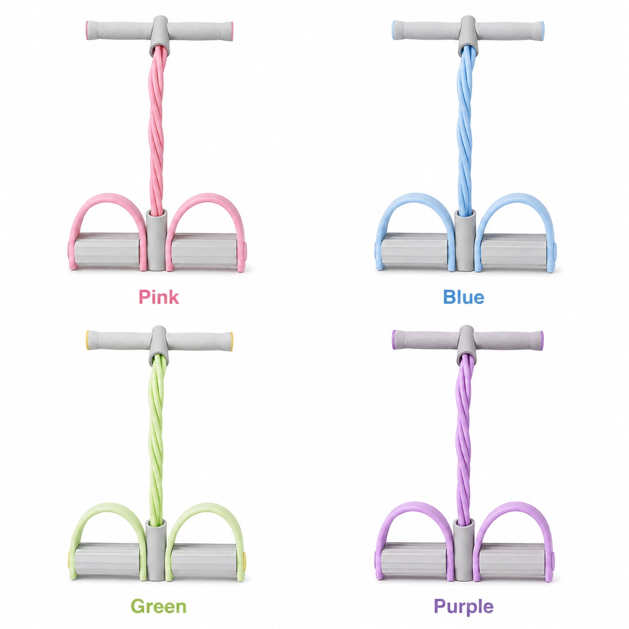 💪 Multifunction Pedal Resistance Band🏋️Abdomen/Waist/Arm/Leg Stretching Slimming Training