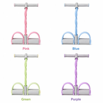💪 Multifunction Pedal Resistance Band🏋️Abdomen/Waist/Arm/Leg Stretching Slimming Training