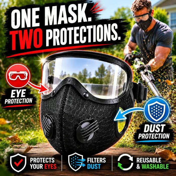 Reusable Carbon Filter Dust Mask – Built for Active Lifestyles