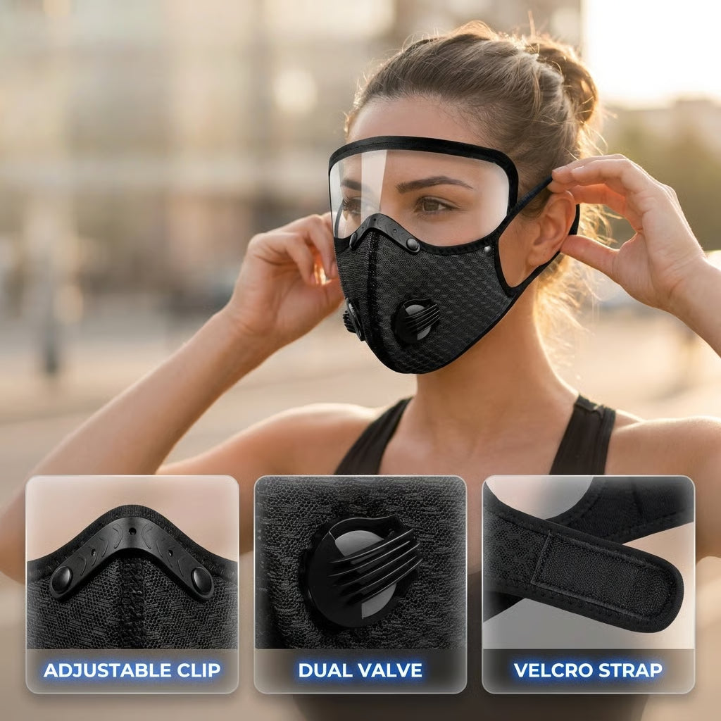 Reusable Carbon Filter Dust Mask – Built for Active Lifestyles