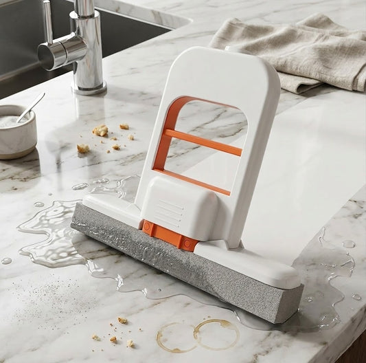 Foldable Mini Sponge Mop – Handheld Desk & Kitchen Cleaning Tool