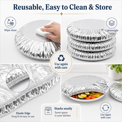 🍽️Insulated Food Cover with Aluminum Lining🔥 Keep Every Meal Warm, Fresh & Ready To Serve