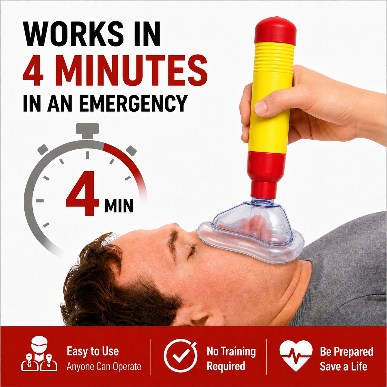🚨 Emergency Choking Relief Backup Kit – Portable Safety Aid for Home & Travel