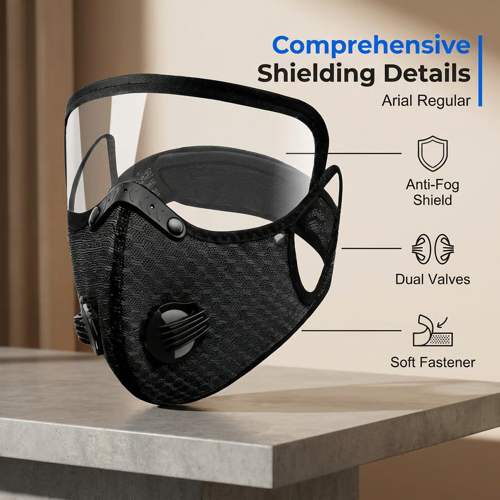 Reusable Carbon Filter Dust Mask – Built for Active Lifestyles