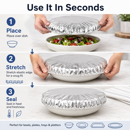 🍽️Insulated Food Cover with Aluminum Lining🔥 Keep Every Meal Warm, Fresh & Ready To Serve
