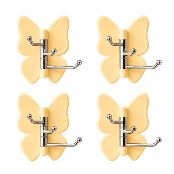 🔥2026 HOT SALE - 🦋No Drilling Swivel Butterfly Hook
