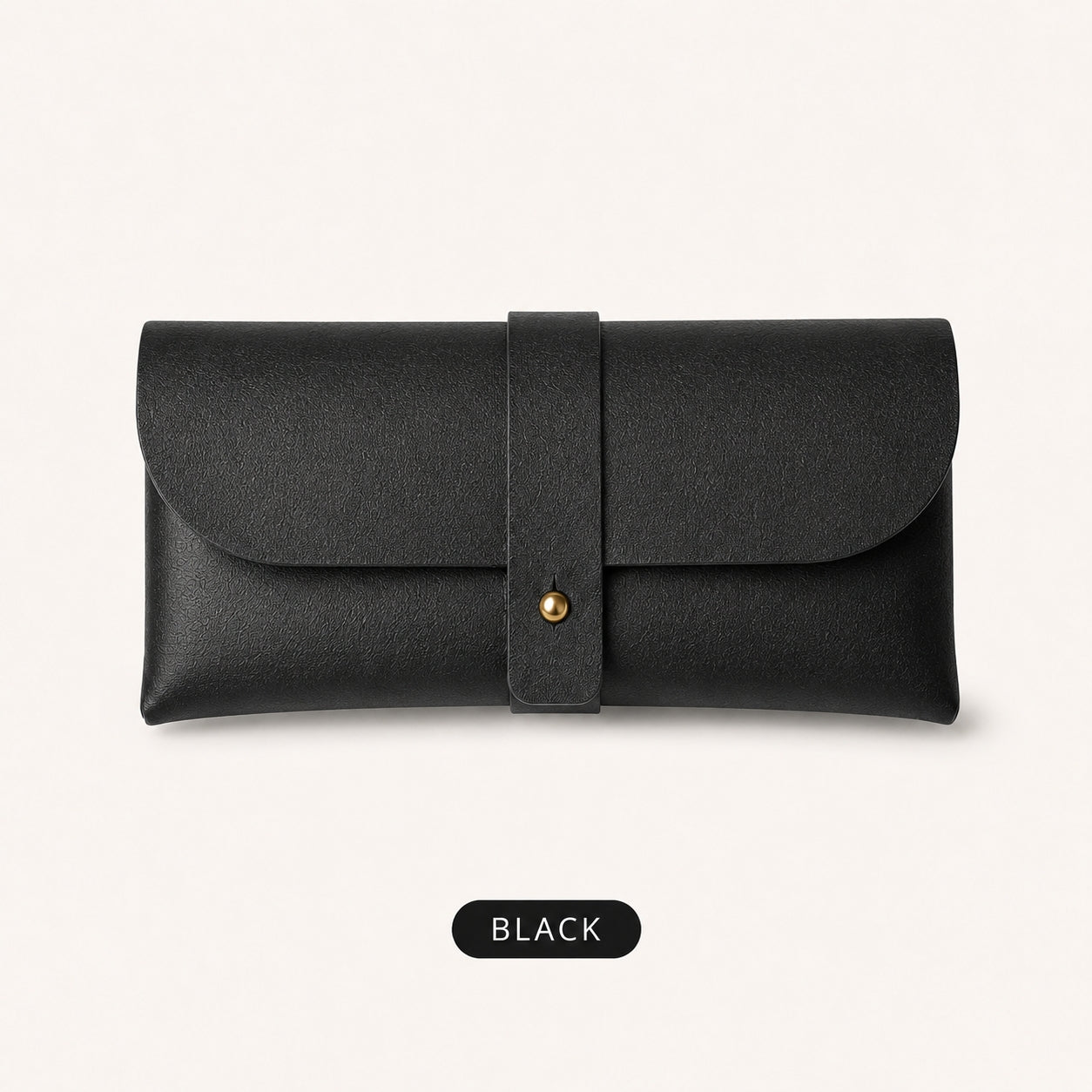 Slim Protective Eyeglass Storage Pouch – Lightweight Leather-Look Glasses Case for Reading Glasses, Sunglasses & Travel