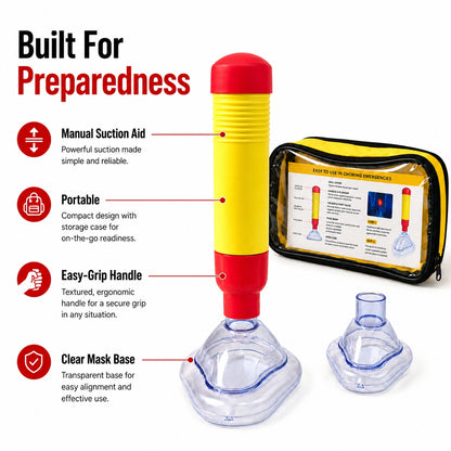 🚨 Emergency Choking Relief Backup Kit – Portable Safety Aid for Home & Travel
