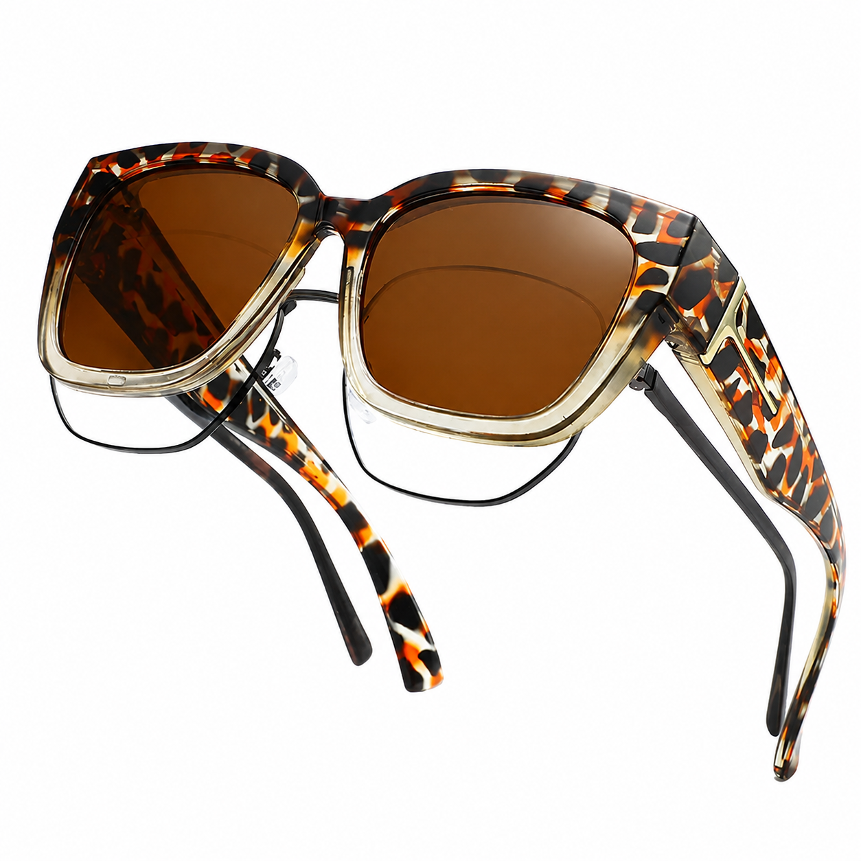 🕶️ Fit-Over Polarized Sunglasses for Women – Wear Over Prescription Glasses