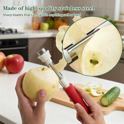 🔥Last Day Buy 1 Get 1 Free $10.49 Each🔥2 in 1 Apple Corer and Peeler - Stainless Steel Fruit Corer