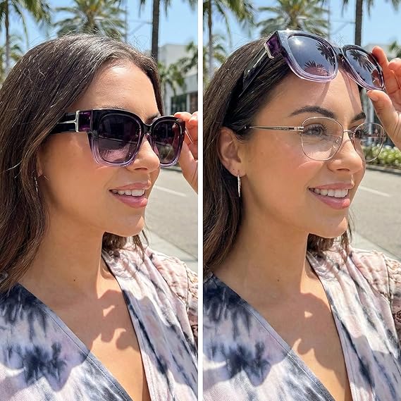 🕶️ Fit-Over Polarized Sunglasses for Women – Wear Over Prescription Glasses