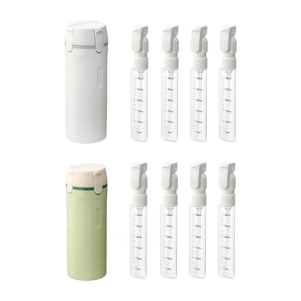 🧴 No More Leaky Travel Bottles — Portable 4-in-1 Pump Dispenser For Smarter Packing