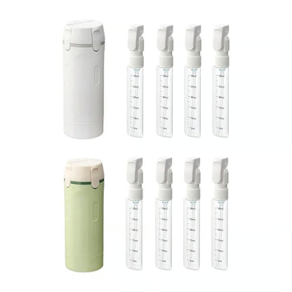 🧴 No More Leaky Travel Bottles — Portable 4-in-1 Pump Dispenser For Smarter Packing