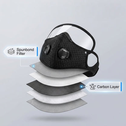 Reusable Carbon Filter Dust Mask – Built for Active Lifestyles