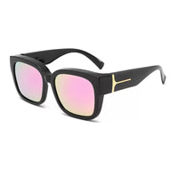Black-framed pink