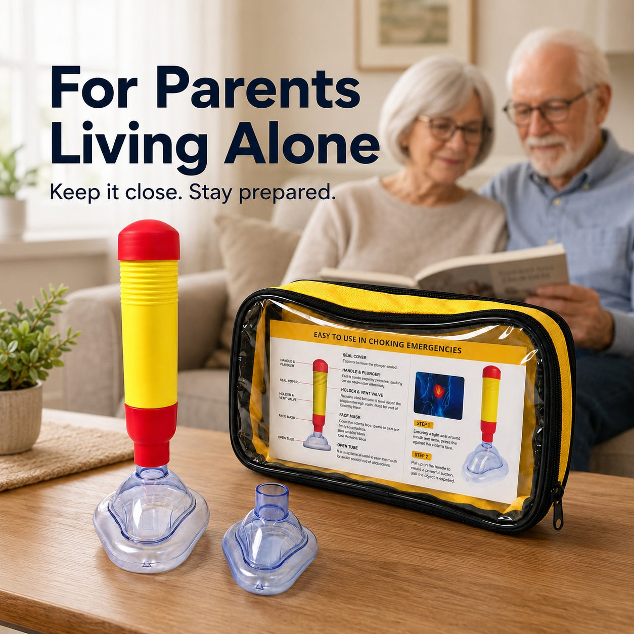 🚨 Emergency Choking Relief Backup Kit – Portable Safety Aid for Home & Travel