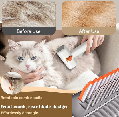 🔥2026 HOT SALE - 2-IN-1 Pet Self-Detangling & Grooming Comb