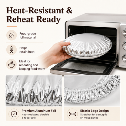 🍽️Insulated Food Cover with Aluminum Lining🔥 Keep Every Meal Warm, Fresh & Ready To Serve